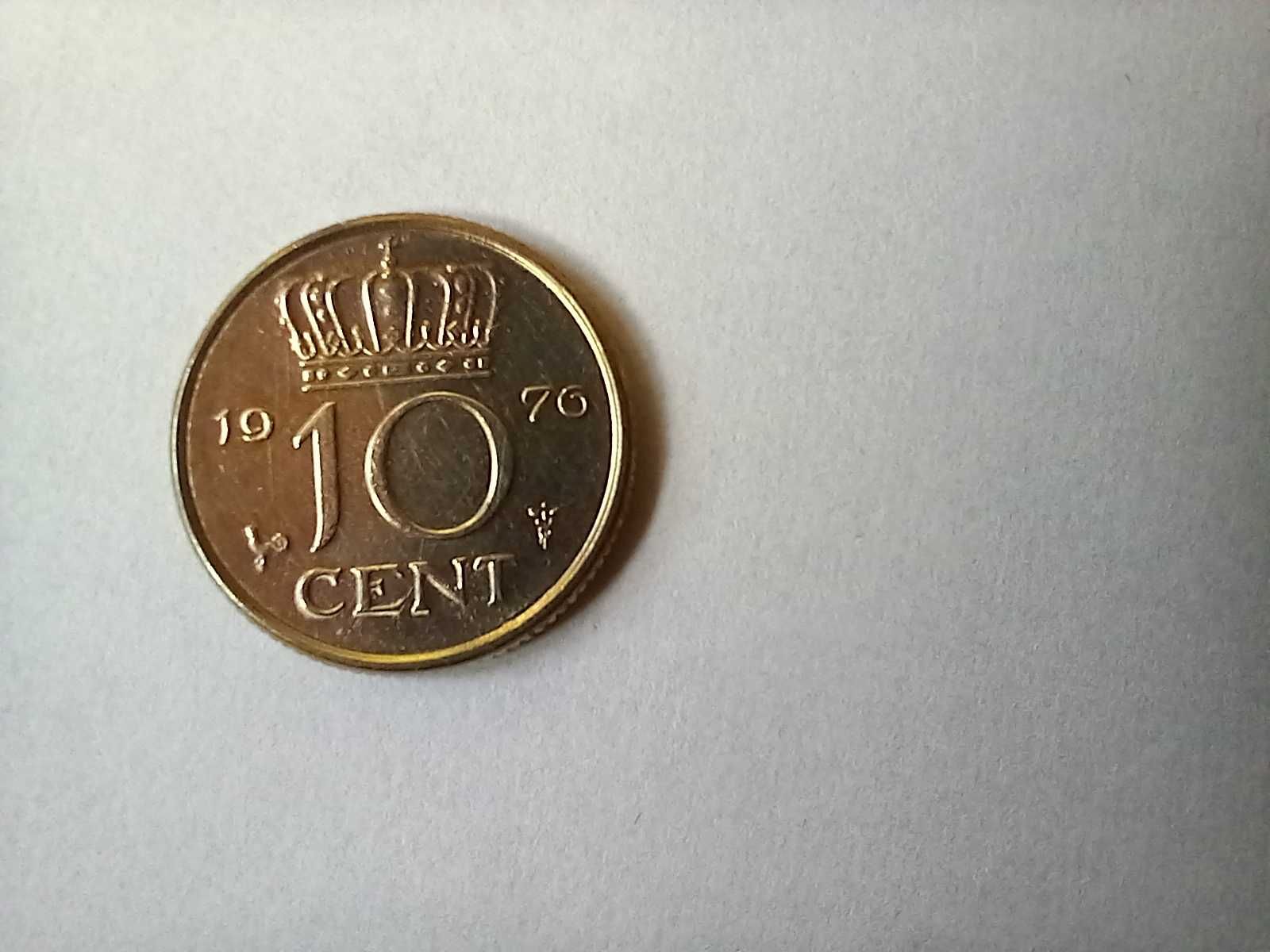 Moneta Holandia - 10 cent 1976 /15/