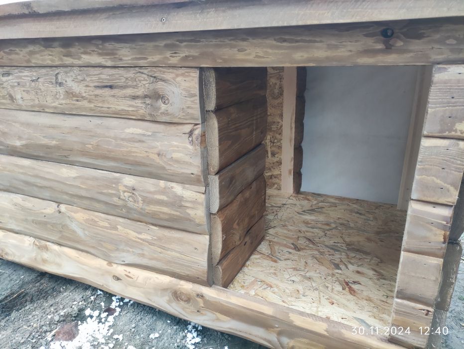 Buda xl dla dużego psa z przedsionkiem! Buda posiada drzwi ! ocieplona