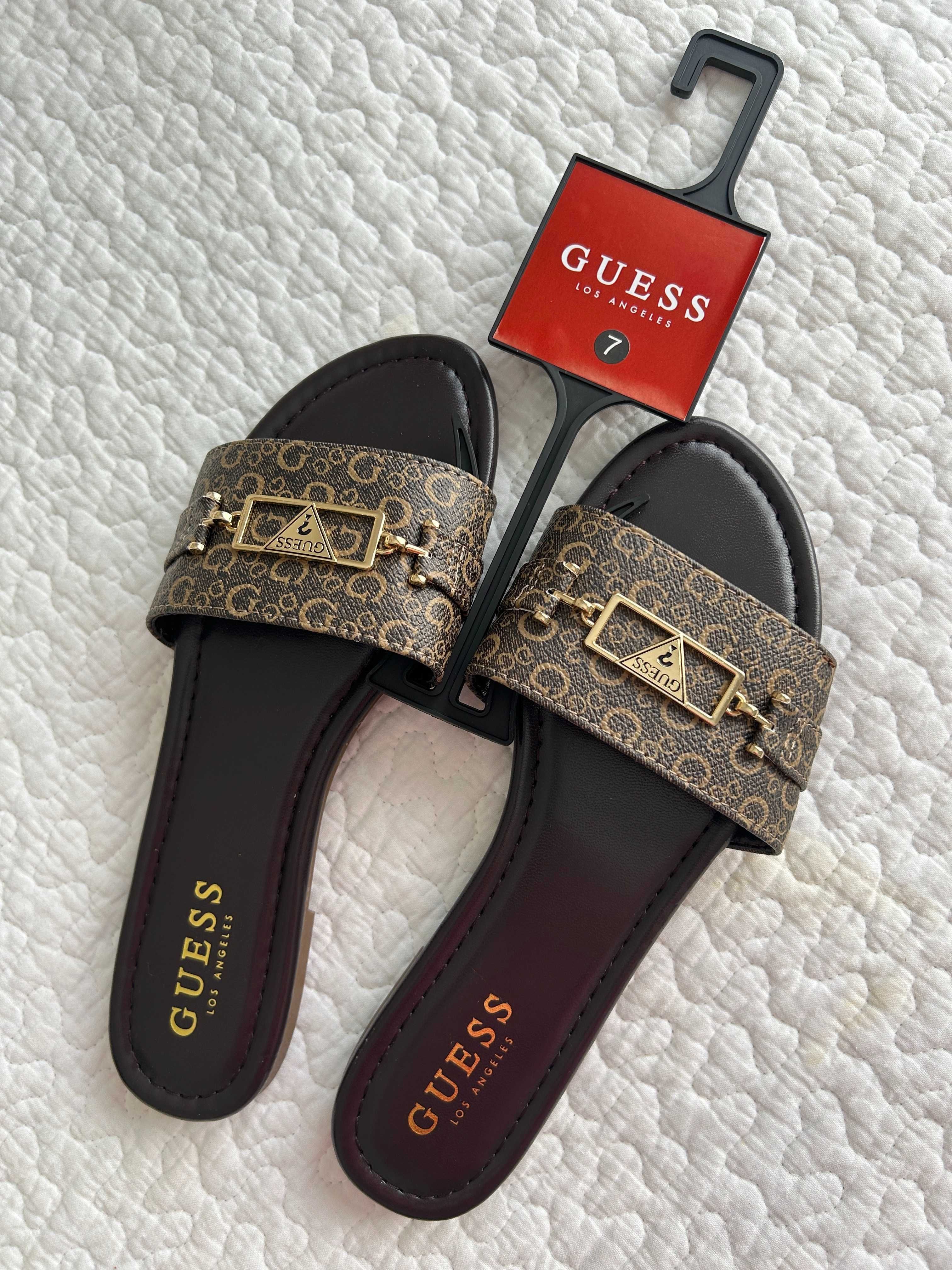 Guess klapki roz 37