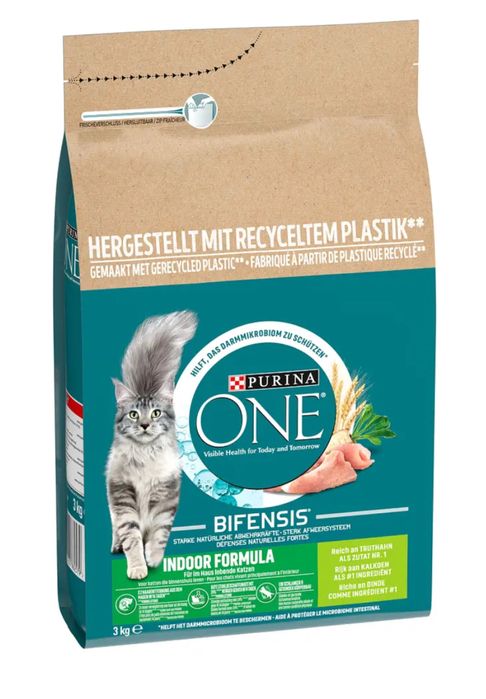 Сухой корм Purina One Indoor с индейкой