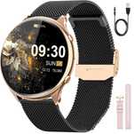 elfofle T6 smartwatch połączenia GPS IP67 tętno ciśnienie miesiączka