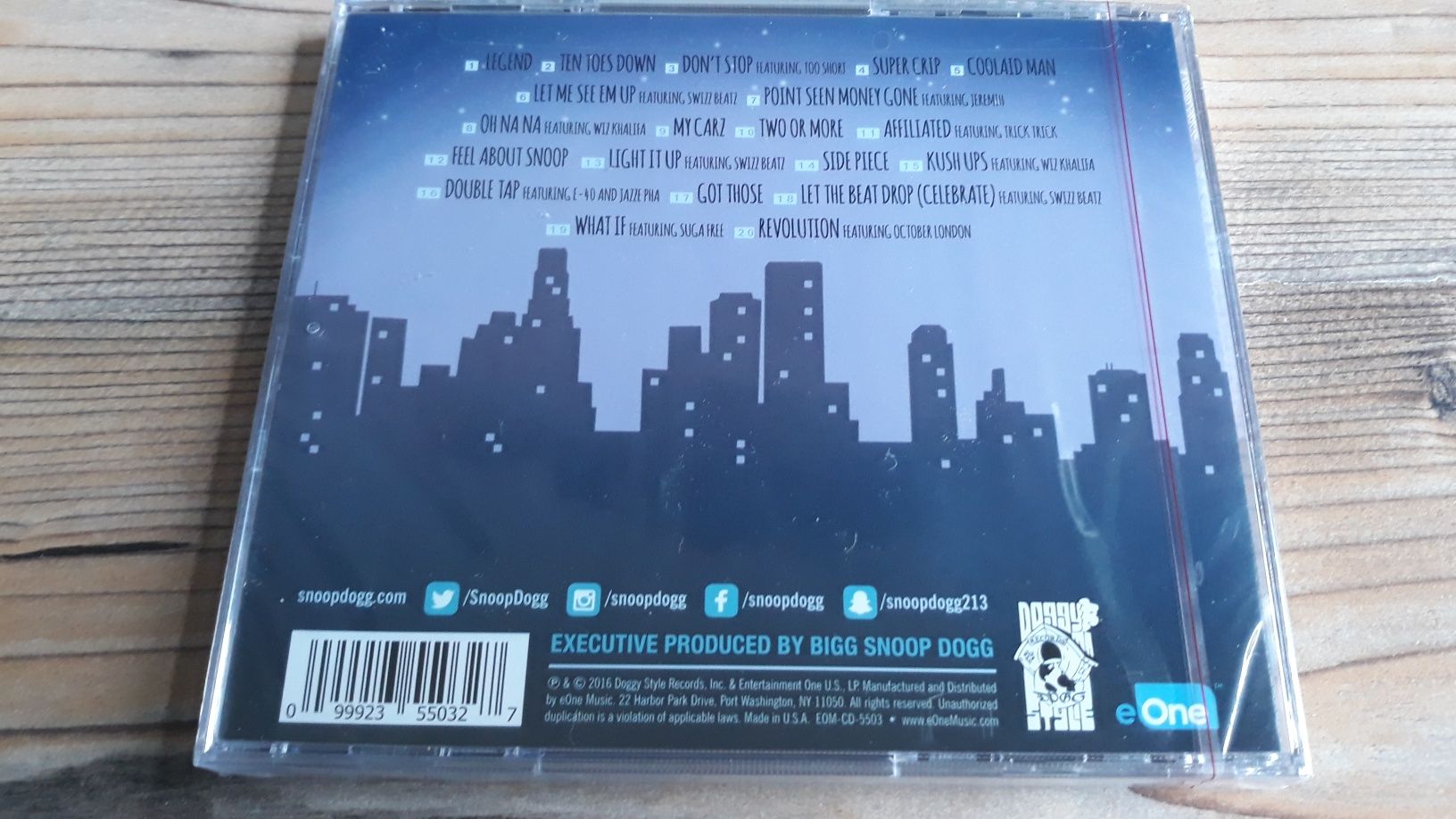 Płyta cd Snoop Dogg rap nowa folia