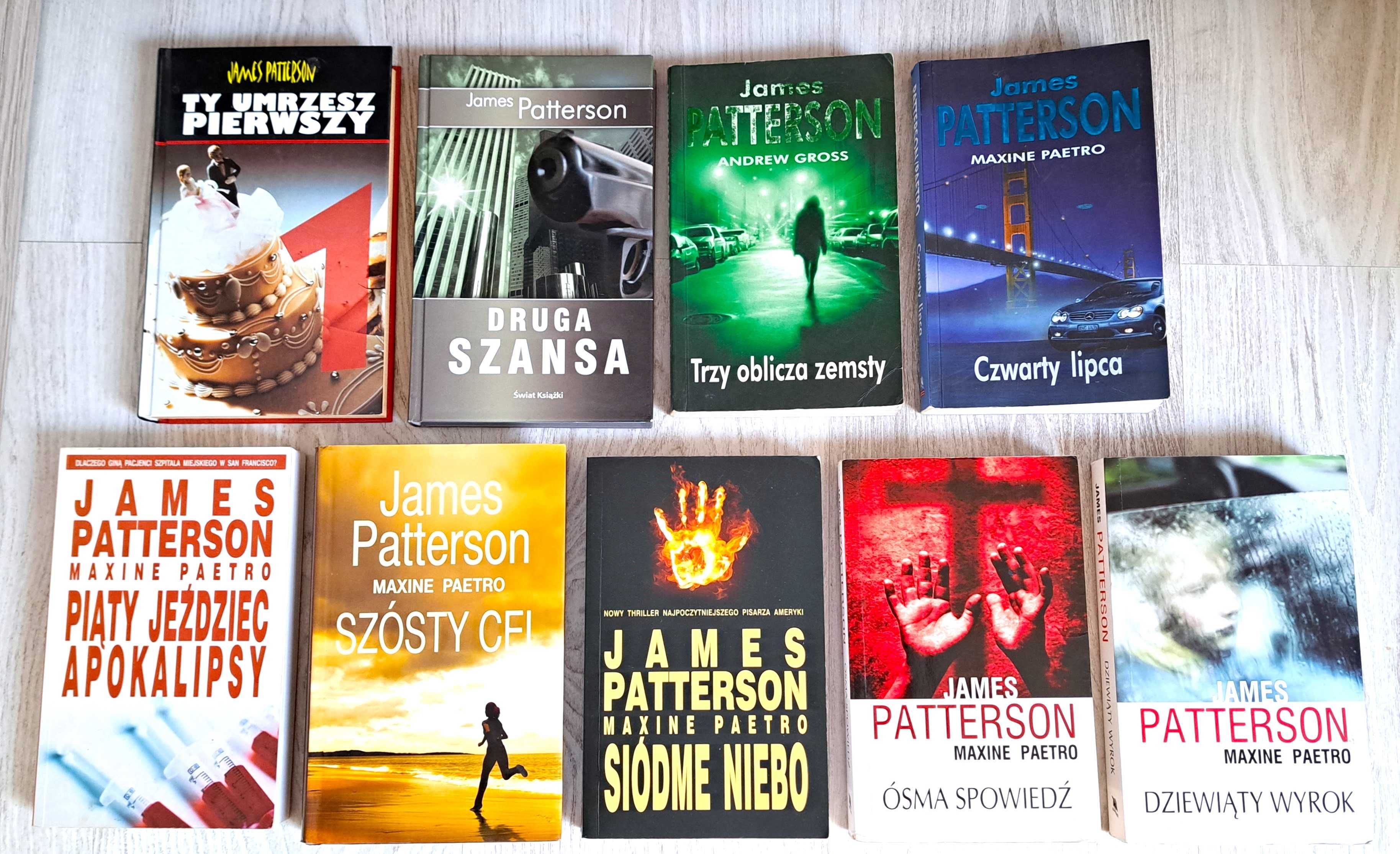 9 James Patterson Ty umrzesz pierwszy Druga szansa Trzy oblicza zemsty