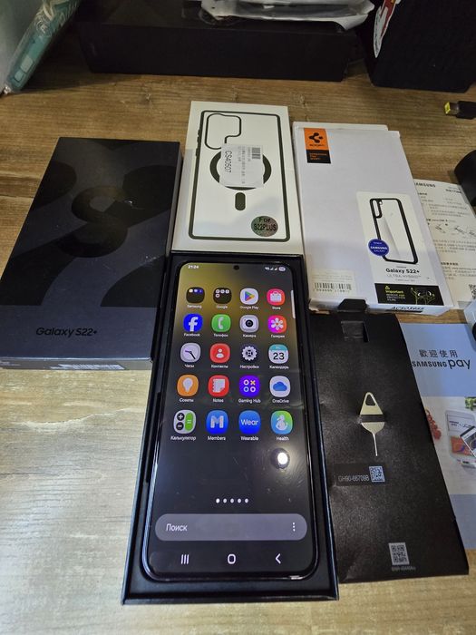 Samsung Galaxy s 22+ 22 + plus с 22 плюс phantom black 256 gb