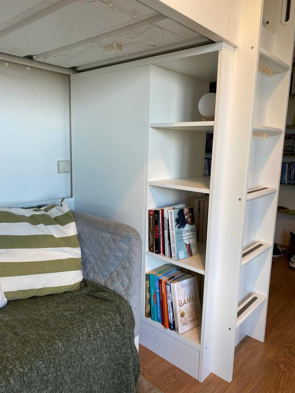Cama loft IKEA com sofá incluído — ótimo estado!
