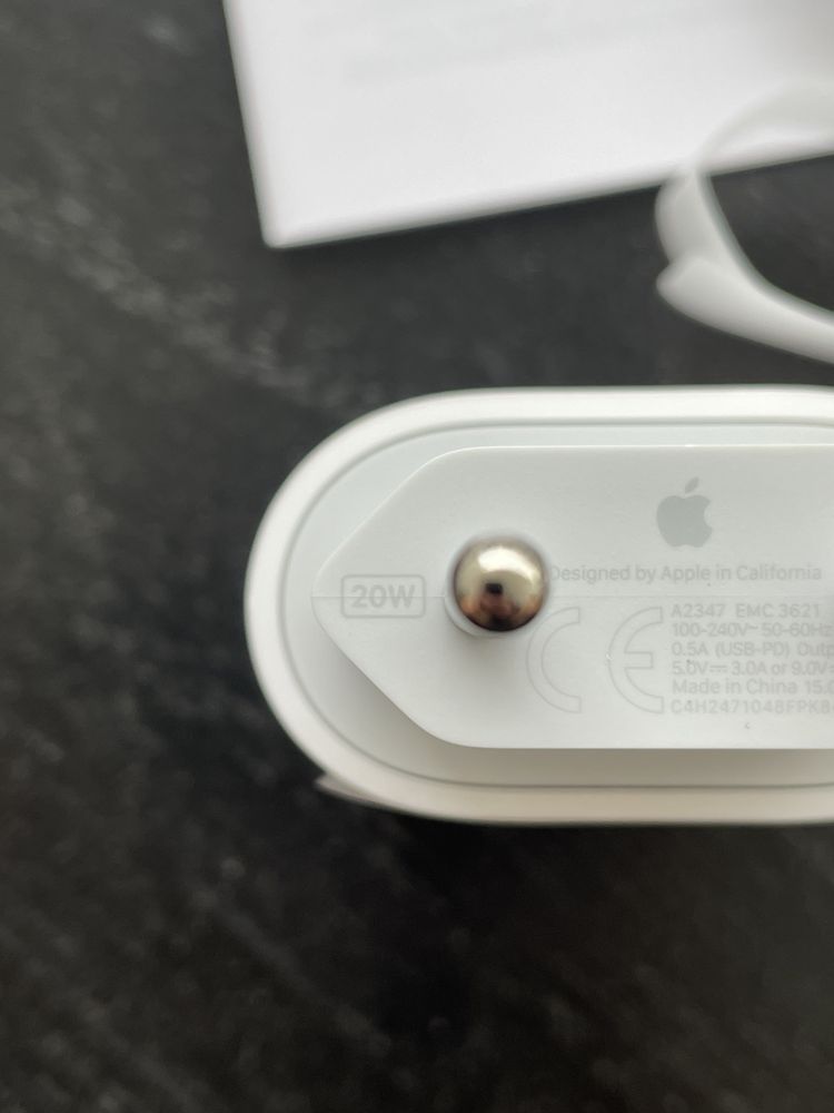 Apple ładowarka kostka sieciowa 20W szybka ładowarka USB-C lighting
