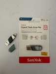 2 SanDisk USB / Lightning 128 GB iXpand Flash Drive Flip