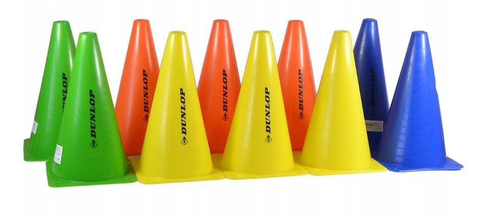 Pachołki treningowe piłka nożna zestaw 10 szt dla piłkarza