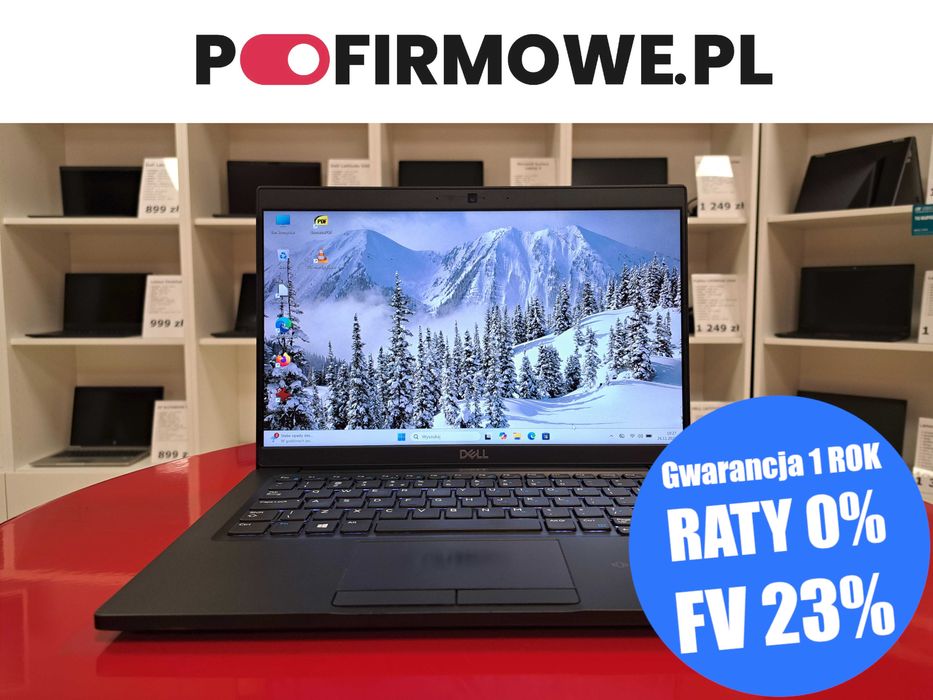 Laptop Dell Latitude 7390 13" i5-8gen 8GB/256SSD FullHD Win11 Kamera