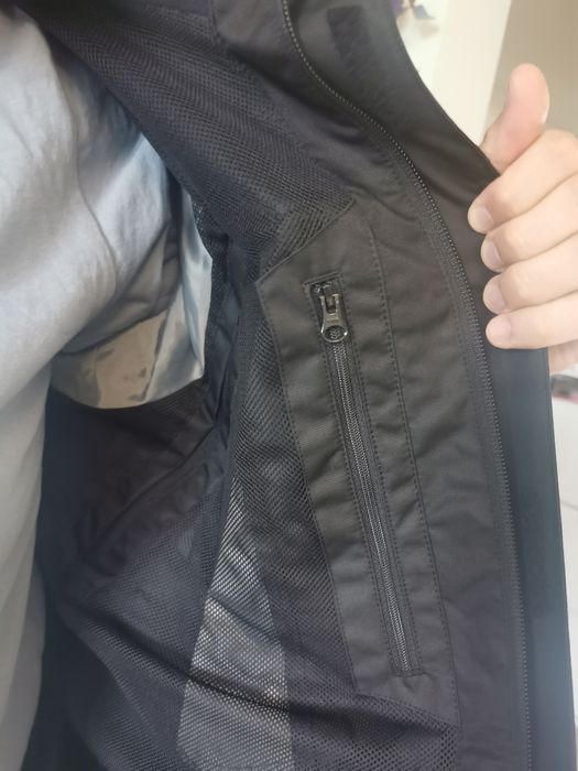 Kurtka męska przeciwdeszczowa oddychająca hydrofobowa Quecha Xl.