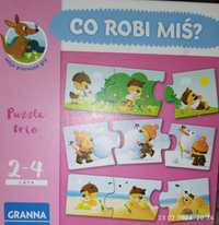 Puzzle co robi miś Granna