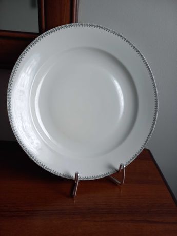 Duży talerz do ciasta porcelana Karolina PRL