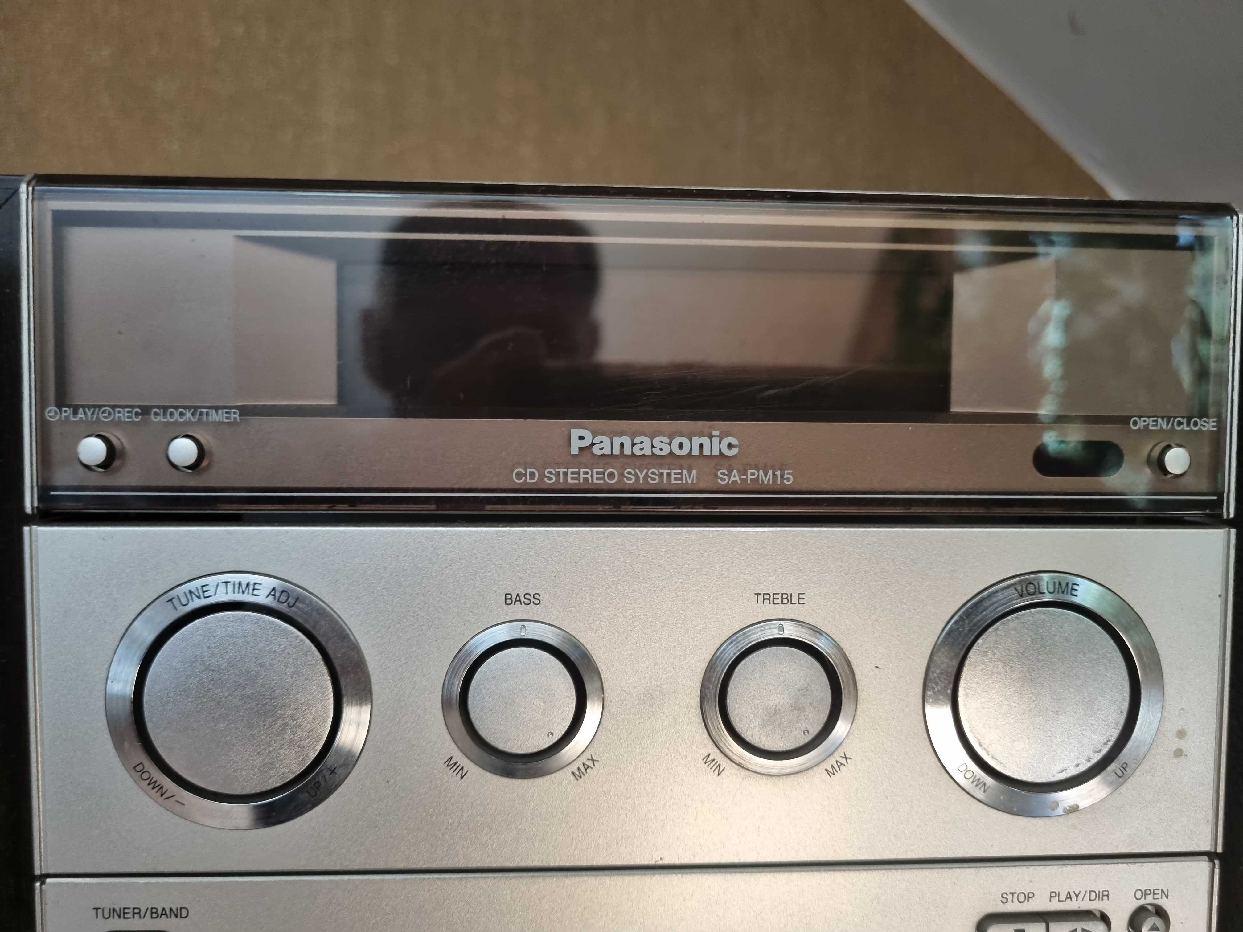 wieża Panasonic tuner magnetofon cd