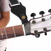 Ремешок на гитарный гриф черный (аксессуары, гитара, ремень) (кожзам)