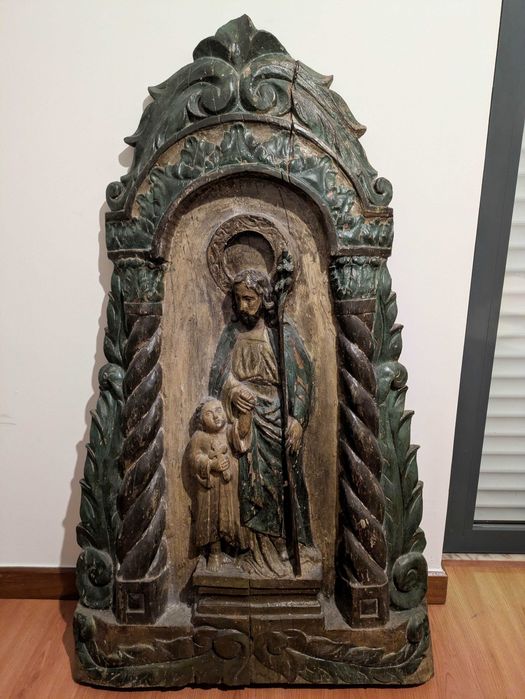 Retábulo Indo-Português do séc XVIII (Arte Sacra)