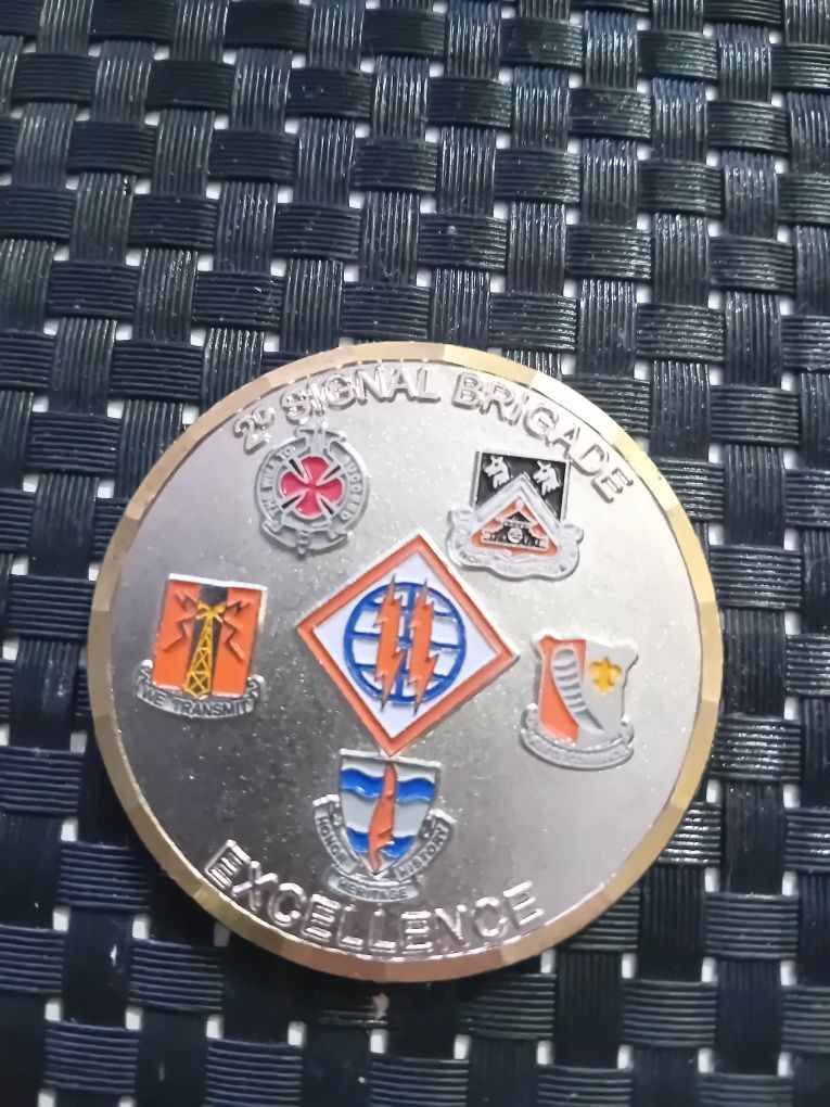 Coin wojskowy 2 signal brigade excellence