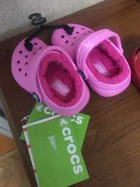 Crocs крокс тапочки, утепленные, С4