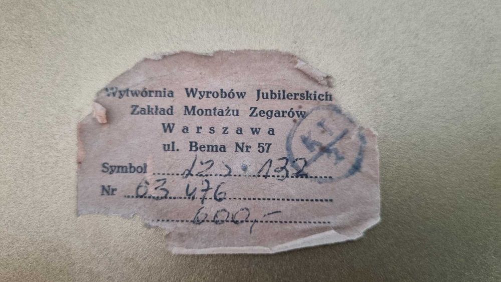 Zegar wiszący Jubiler Lata 60 Design PRL sprawny Vintage Retro