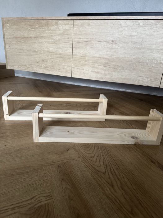Drewniane półki na książki 50x9 cm