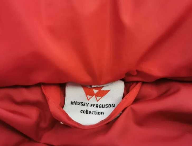 MASSEY FERGUSON - Męska Kurtka Zimowa, Pikowana L jak Nowa