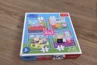 Puzzle Świnka Peppa 4 w 1 (wiek +3) TREFL