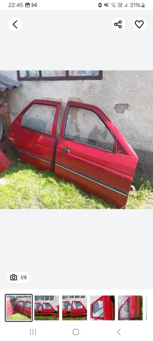 Двері форд ескорд1992р