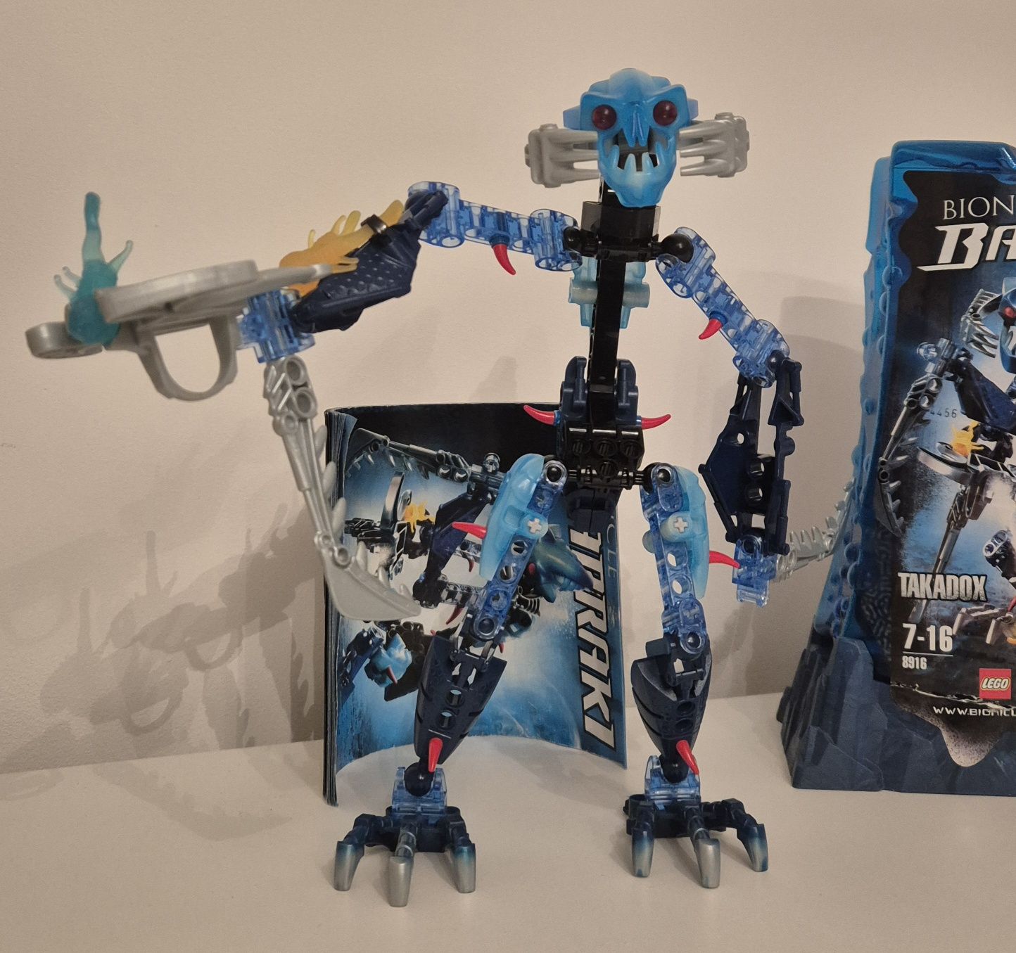 Lego Bionicle Barraki Takadox cały zestaw, pudełko, instrukcja