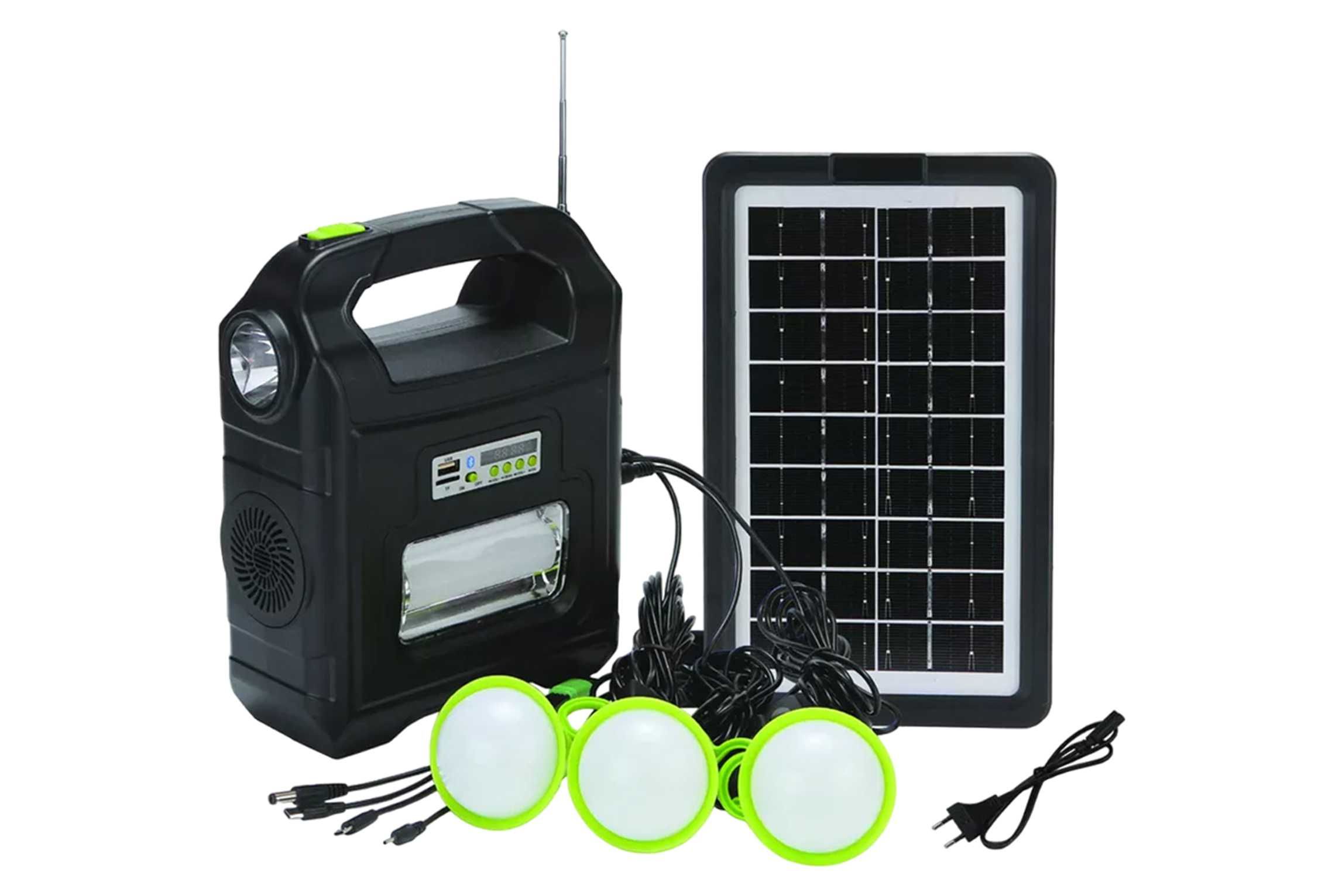 Сонячна система Solar Power Light System DT-9026B, 
Bluetooth/MP3/FM