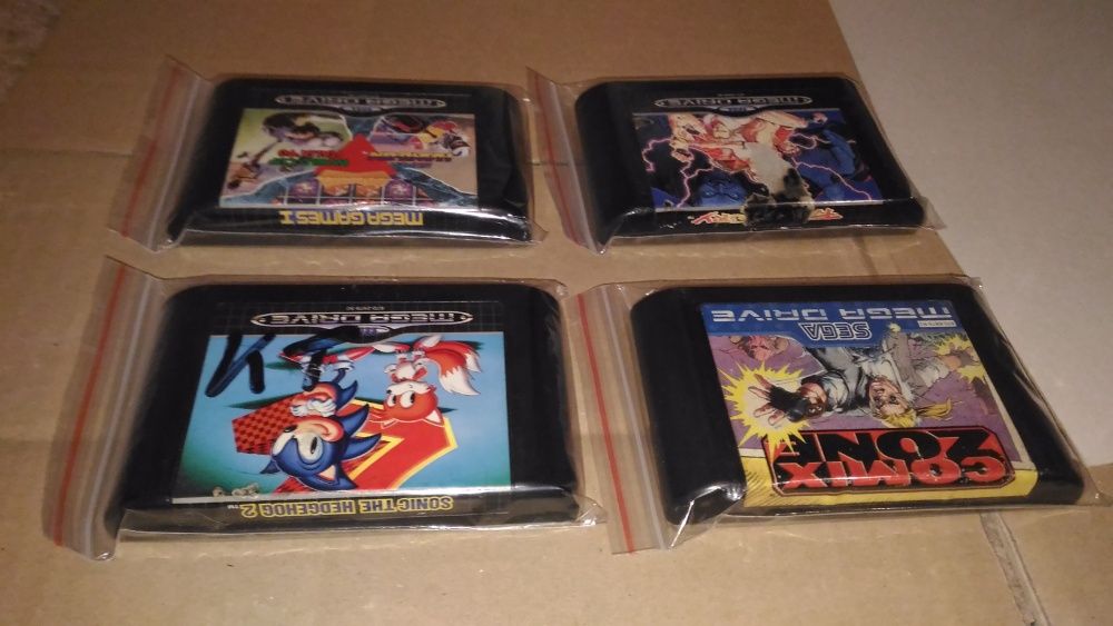 Lote Jogos Sega Master System e Sega Mega Drive