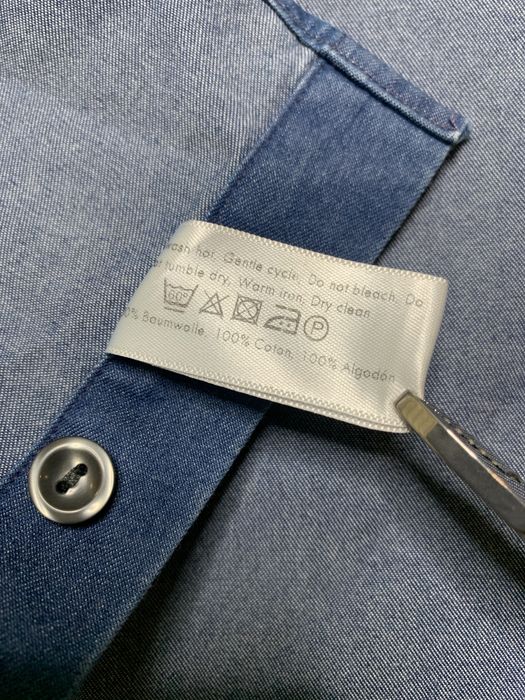 Мужская джинсовая рубашка Eton casual fit denim shirt