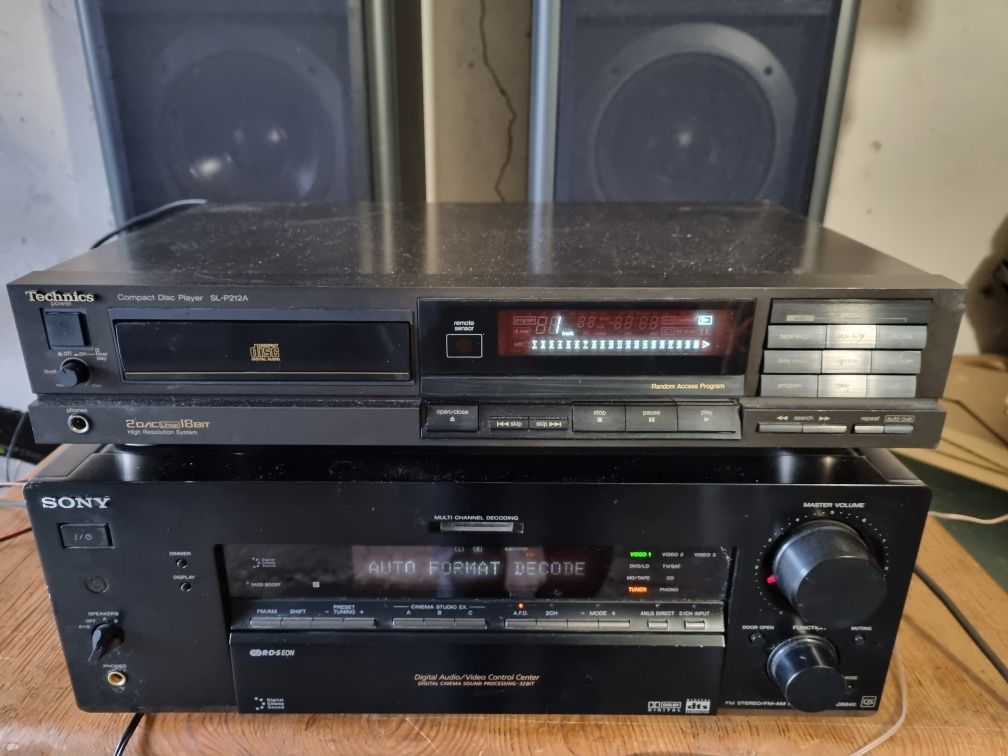 Mocny Amplituner SONY STR-DB840 z pilotem