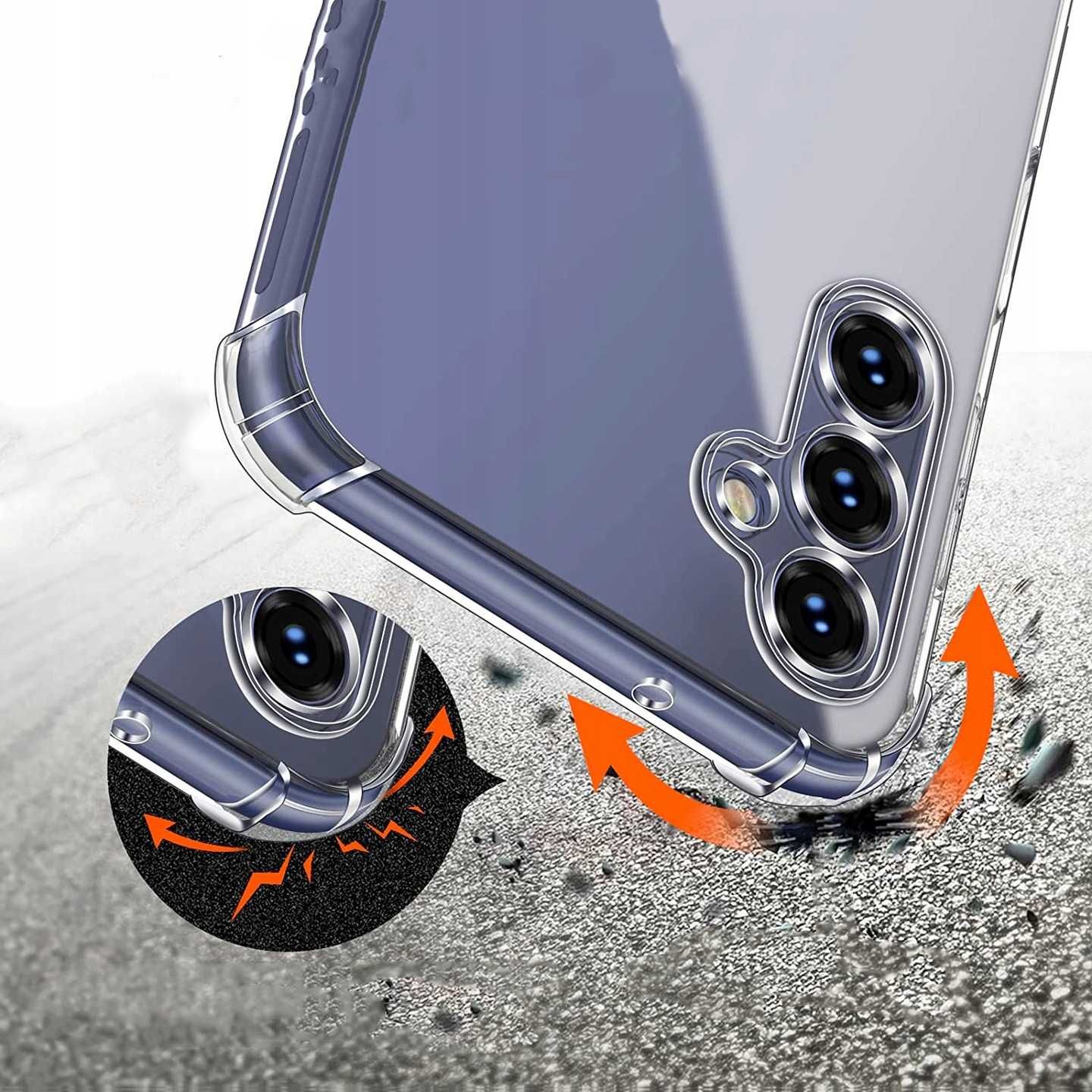 Etui Anti-Shock do Samsung Galaxy A14 4G / A14 5G + Szkło Hartowane