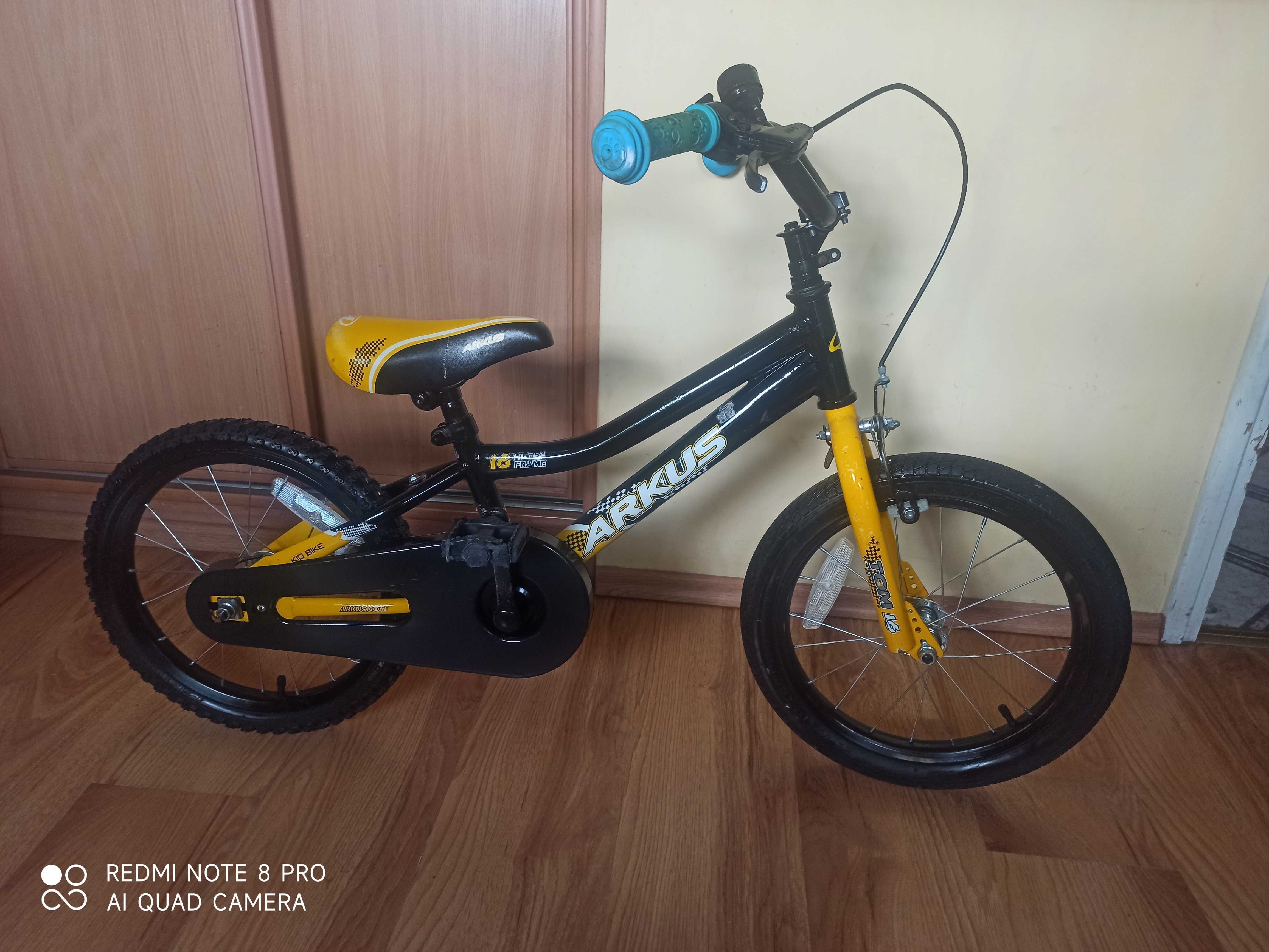 ARKUS ROMET rower dla chlopca 5-8 lat stan bdb koła 16 nowa opona