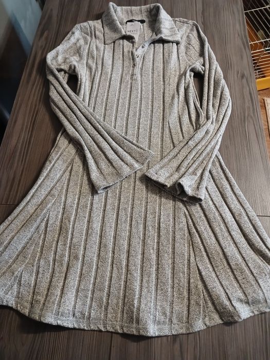 Сукня тепла сіра, меланж