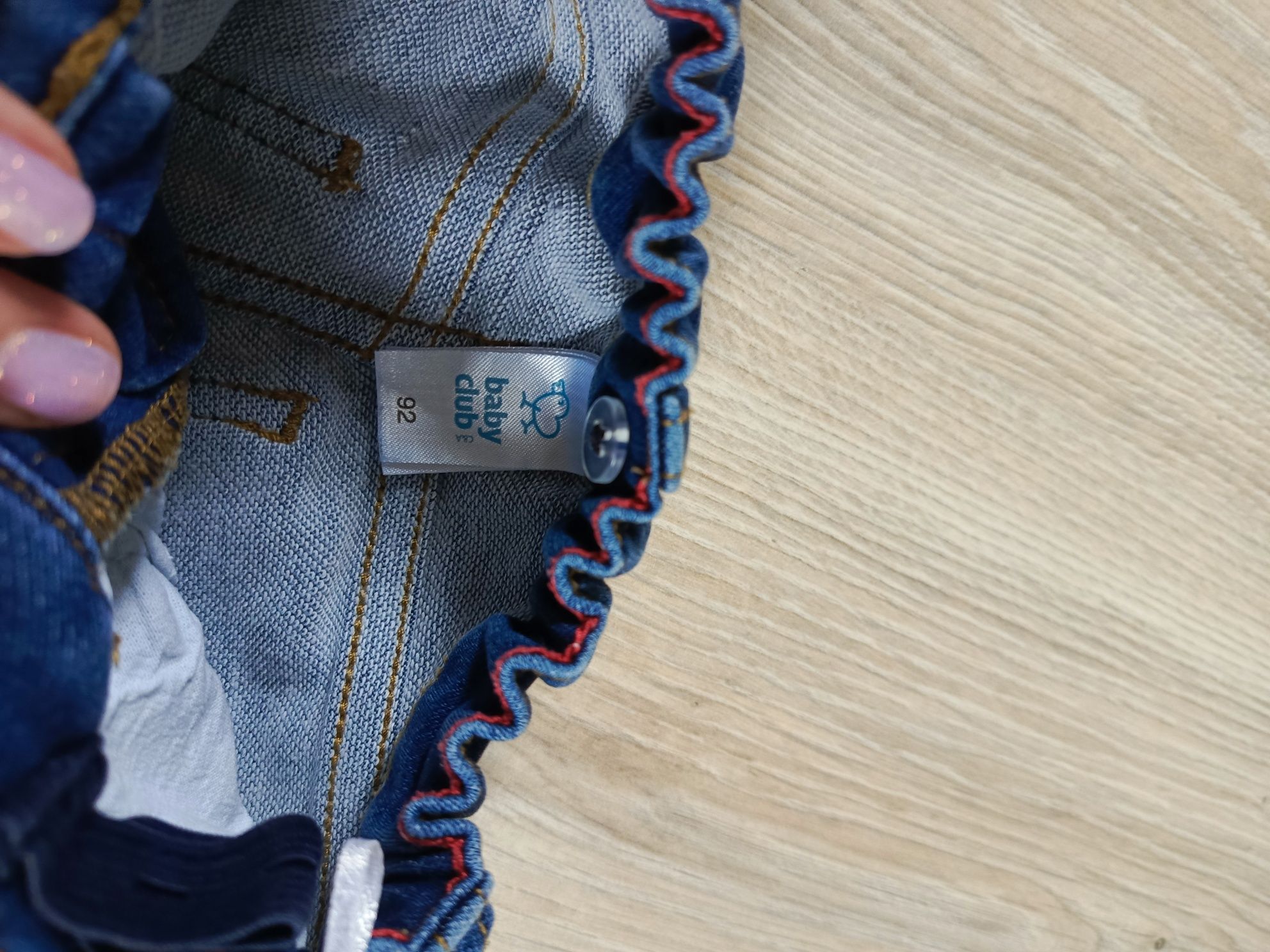 Spodnie dla chłopca rozmiar 92 kotwica Jeans cool club