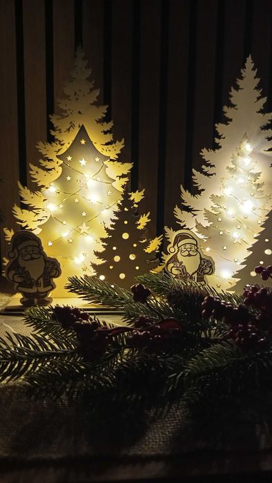 Choinka LED Mikołaj