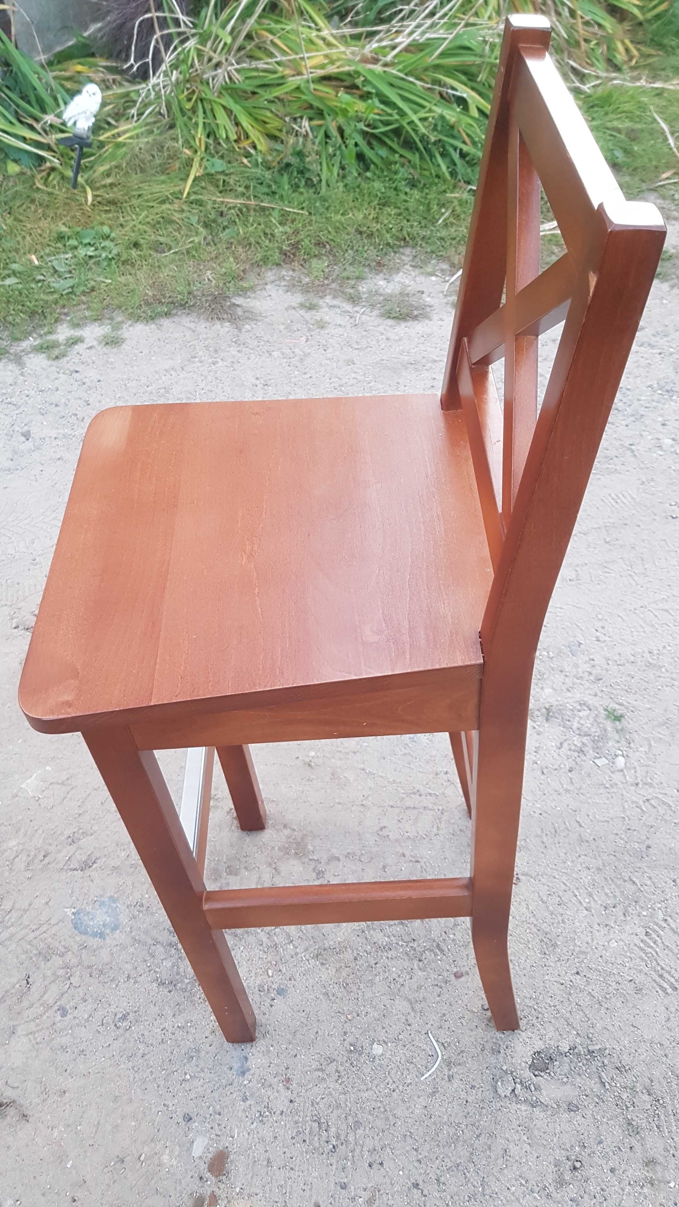 Hoker hokery drewniane krzesło barowe