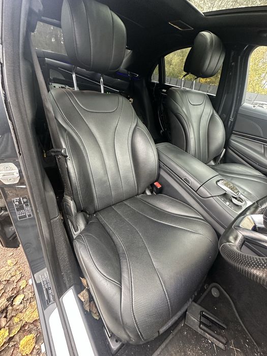 Сиденья кожа сидіння шкіра W222 S Class шкура сідушки передні салон