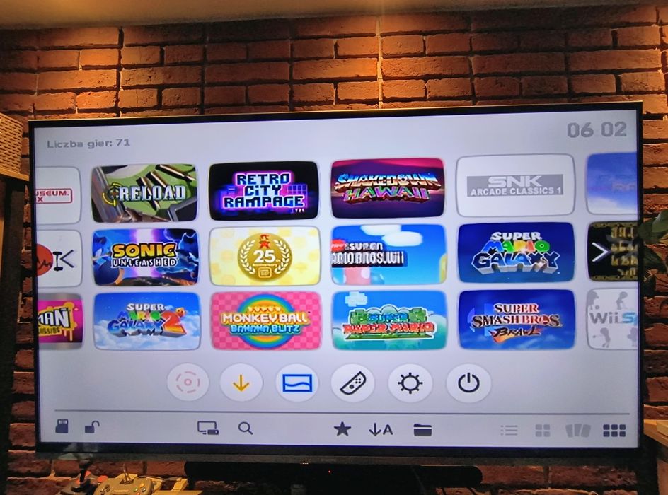 Przerobiona Nintendo Wii BOX 128GB USB Loader GX zestaw