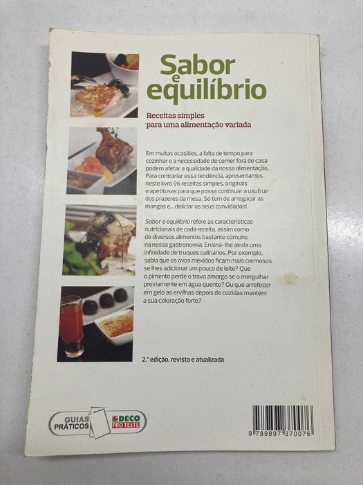 Livro - Sabor e Equilíbrio (ctt editorial grátis)