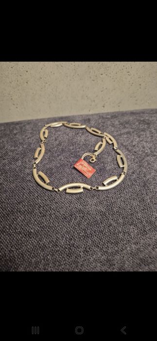 Srebrny naszyjnik z metką