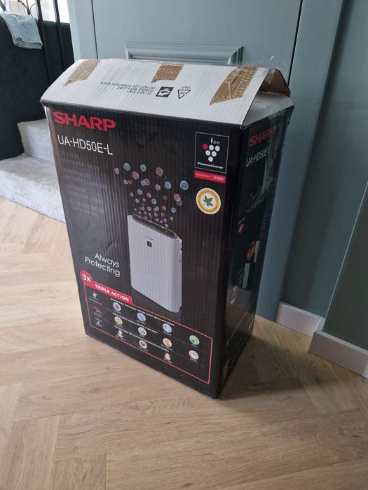 Oczyszczacz powietrza sharp UA-HD50E-L - funkcją nawilżania