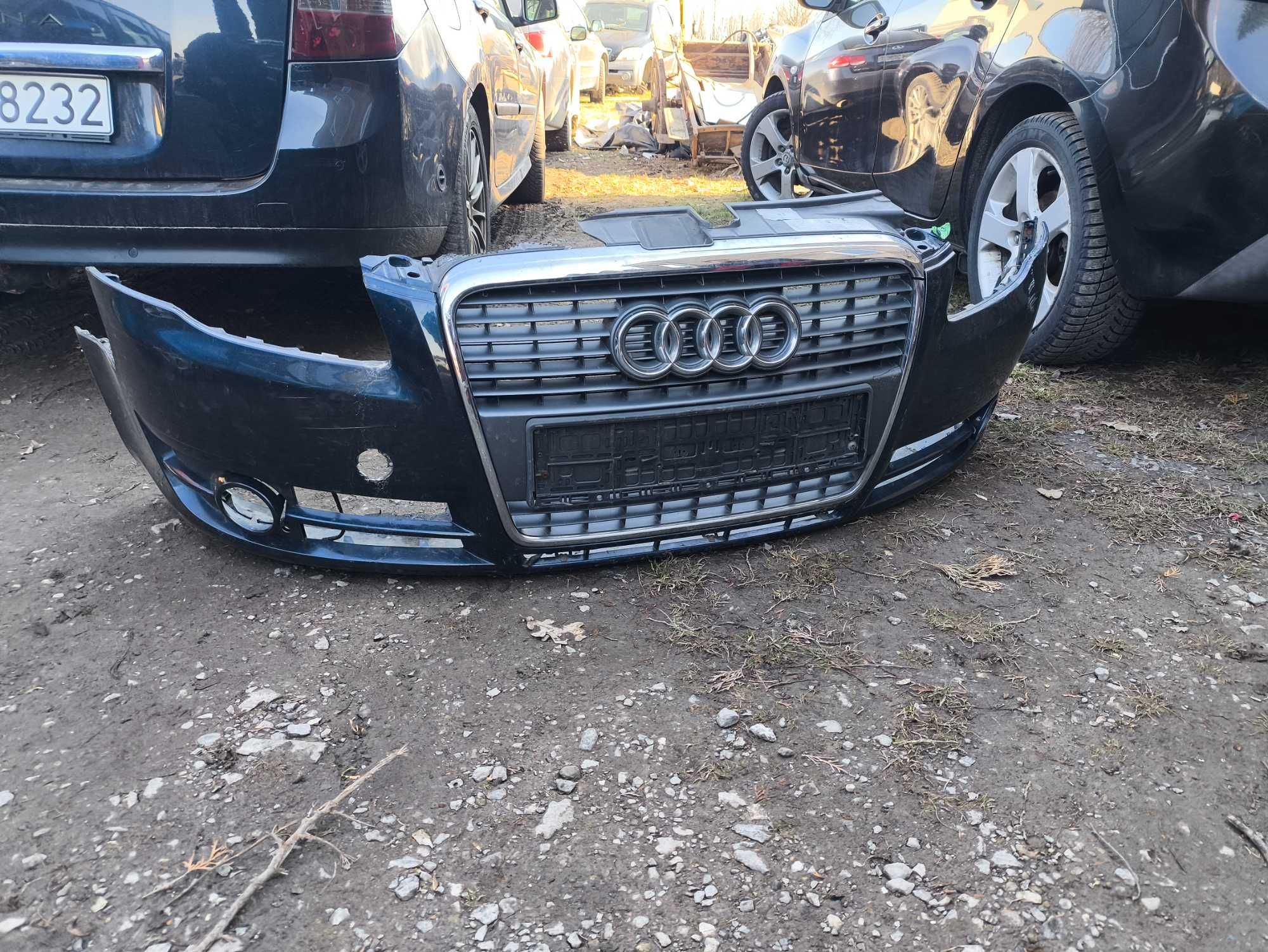 Zderzak przód przedni audi a4 b7 a4b7 + grill , atrapa