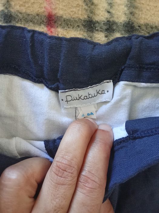 Calção de linho(Pukatuka) lindo