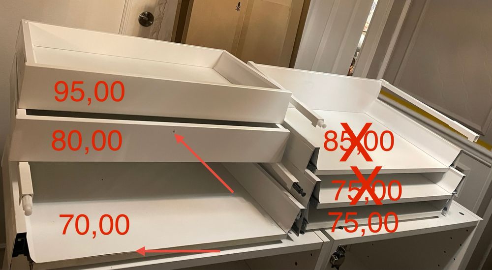 Szuflada szuflady Ikea Maximera 60x37 różne