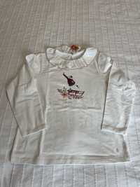 T-Shirt de algodão, nova, com Folho, da marca Zippy