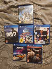 Gry na PS4 Horizon, DayZ, Monopoly, FIFA, NFS, Yakuza