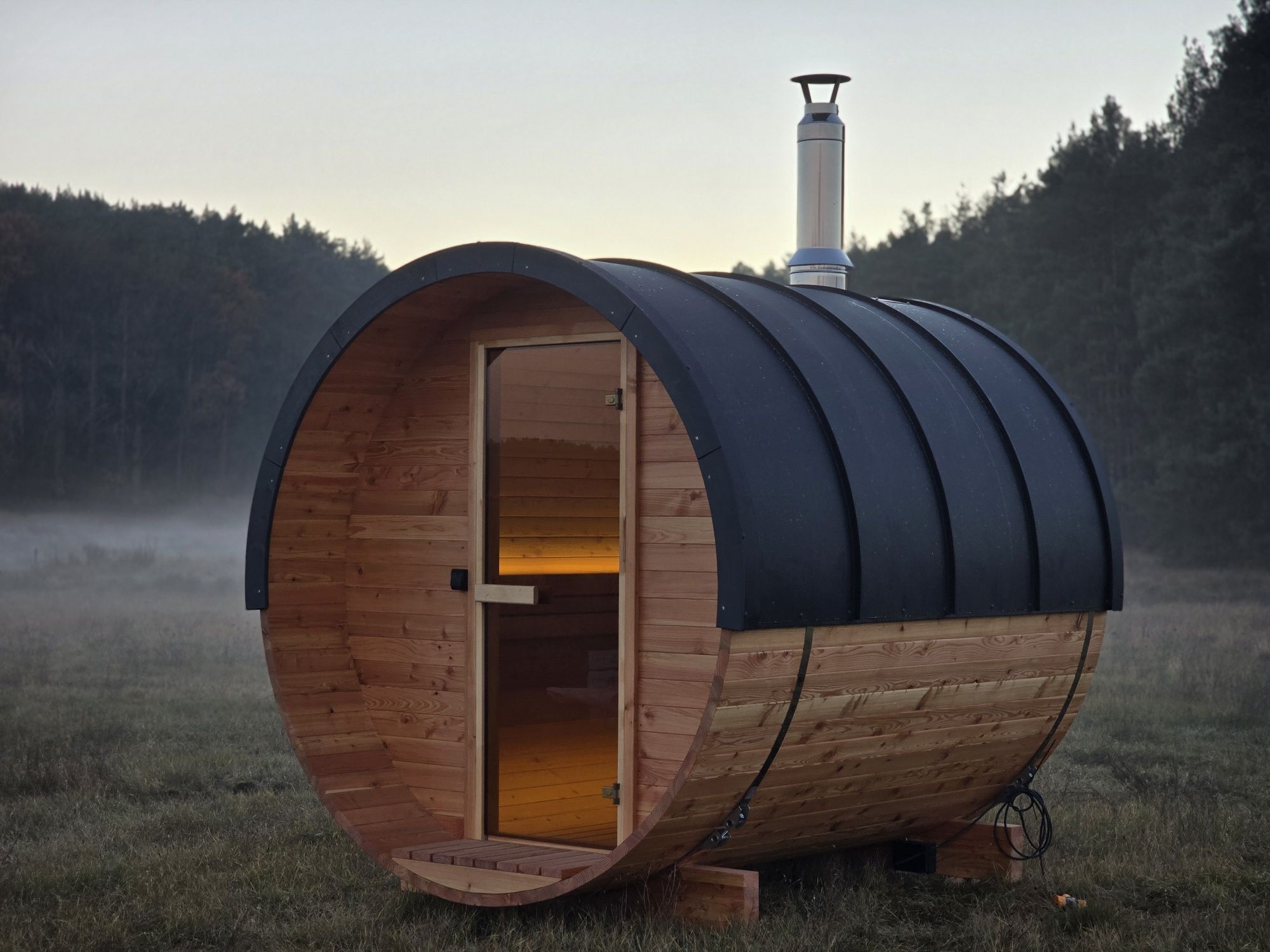 Drewniana sauna roz. M1 Modrzew!!!