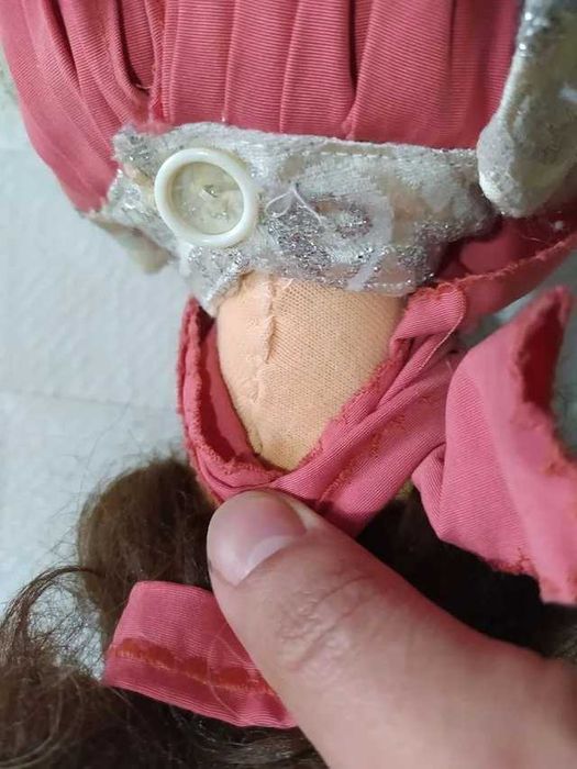Boneca Antiga Tecico e Porcelana