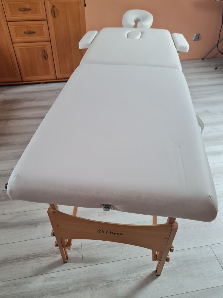 Składane łóżko PHYSA do masażu lub rzęs do 227kg + torba